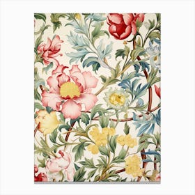 William Morris Floral Wallpaper 1 Canvas Print