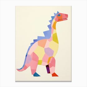 Nursery Dinosaur Art Scelidosaurus 6 Canvas Print