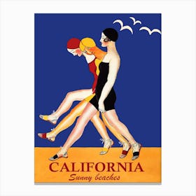 Three Girls From California Canvas Print