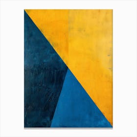 Blue And Yellow 3 Canvas Print