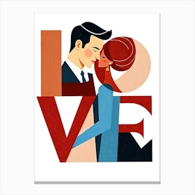 Lovers - Creative Illustration Lienzo