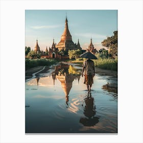 Myanmar Pagoda Canvas Print