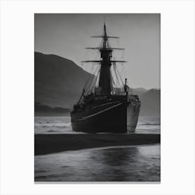 Ship At Sea Canvas Print