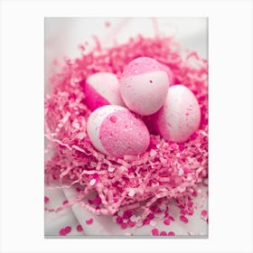 Easter Eggs In A Nest 2 Canvas Print