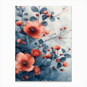 Flowers In The Sky Canvas Print