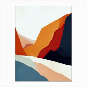 Abstract Landscape Minimalism Canvas Print