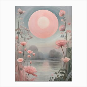 Pink Pastel Serenity Canvas Print