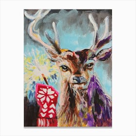 Sparkling Stag Canvas Print