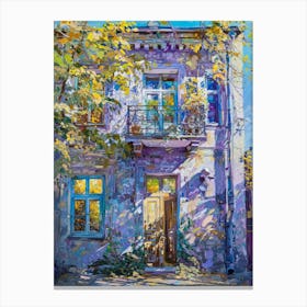 House In Autumn Canvas Print