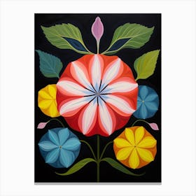 Petunia 2 Hilma Af Klint Inspired Flower Illustration Canvas Print