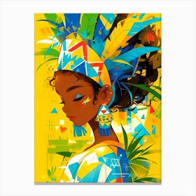 Latin American Girl Canvas Print