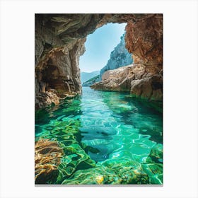 Cave In Croatia 2 Canvas Print