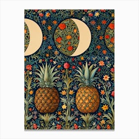 William Morris Pineapples And Flowers Canvas Print