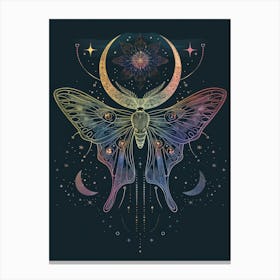 Moth illustration 2 Canvas Print