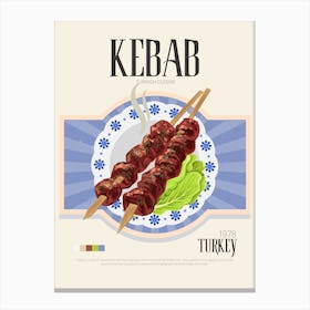 Kebab Canvas Print