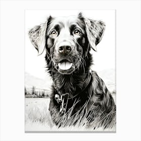 Eternal Friend The Devoted Dog Canvas Print