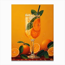 Aperol Spritz Art Print 234 Canvas Print