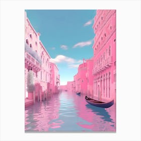 Pink City Canvas Print