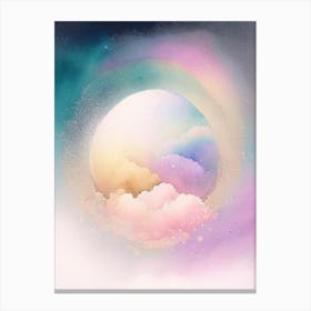 Oort Cloud Gouache Space Canvas Print