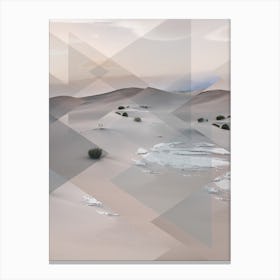 Landscapes Scattered 3 Death Valley Canvas Print