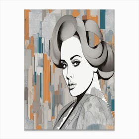 Adele 10 Canvas Print