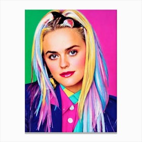 Alicia Silverstone Pop Movies Art Movies Canvas Print