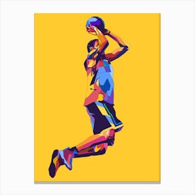 Basketball Move Canvas Print