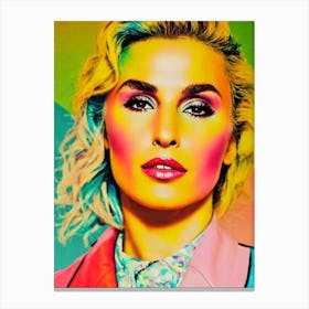 Noomi Rapace Colourful Pop Movies Art Movies Canvas Print