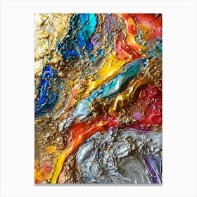 Abstract Abstract Abstract Painting Canvas Print