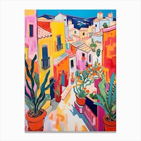 Alicante Spain 4 Fauvist Painting Canvas Print