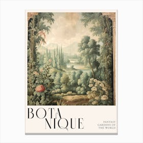 Botanique Fantasy Gardens Of The World 11 Canvas Print