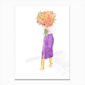 Palais Royal Purple Rendez-vous Canvas Print