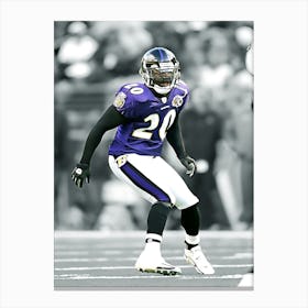 Ed Reed Of The Baltimore Ravens Canvas Print