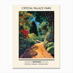 Crystal Palace Park London Parks Garden 6 Canvas Print