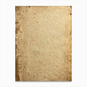 Antique Paper Exhibiting A Rustic Pattern Aged Sepia Tones With Gentle Creases And Worn Edges Hint (6) Canvas Print