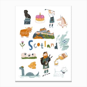 Travel Scotland Canvas Print