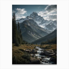 Mountain Stream Canvas Print