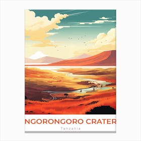 Tanzania Ngorongoro Crater Travel Canvas Print