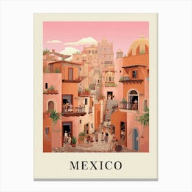 Vintage Travel Poster Mexico 2 Canvas Print