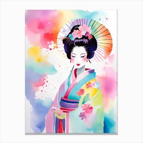 Geisha 70 Canvas Print