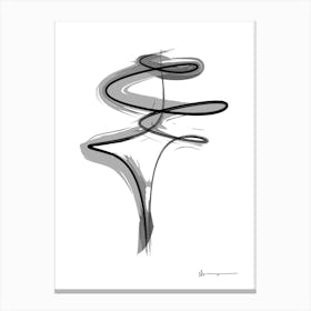 Spiral Strokes 3 Canvas Print
