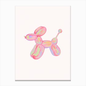 Balloon Poodle 1 Canvas Print