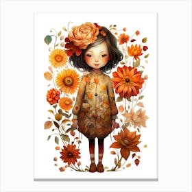 Autumn Girl 5 Canvas Print