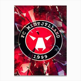 Fc Midtjylland Canvas Print