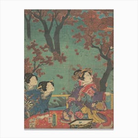 Print 7 By Utagawa Kunisada Canvas Print