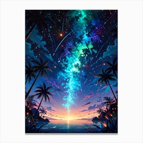 Starry Night Sky 22 Canvas Print