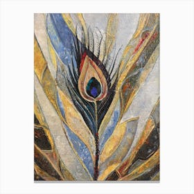 Peacock Feather 1 Canvas Print