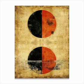 'Two Circles' Canvas Print