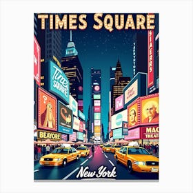 Times Square Canvas Print