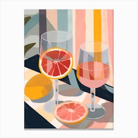 Summer Cocktails 5 Canvas Print